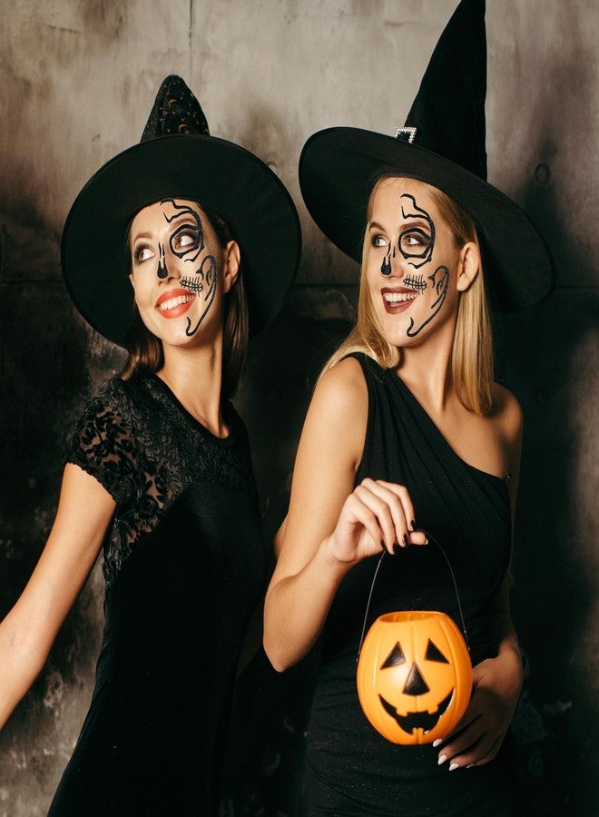 Parma77 Skeleton Accessories Skull Face Stick On Skeleton Face Stickers Gems Halloween Face Jewels Makeup for Women - Image 2